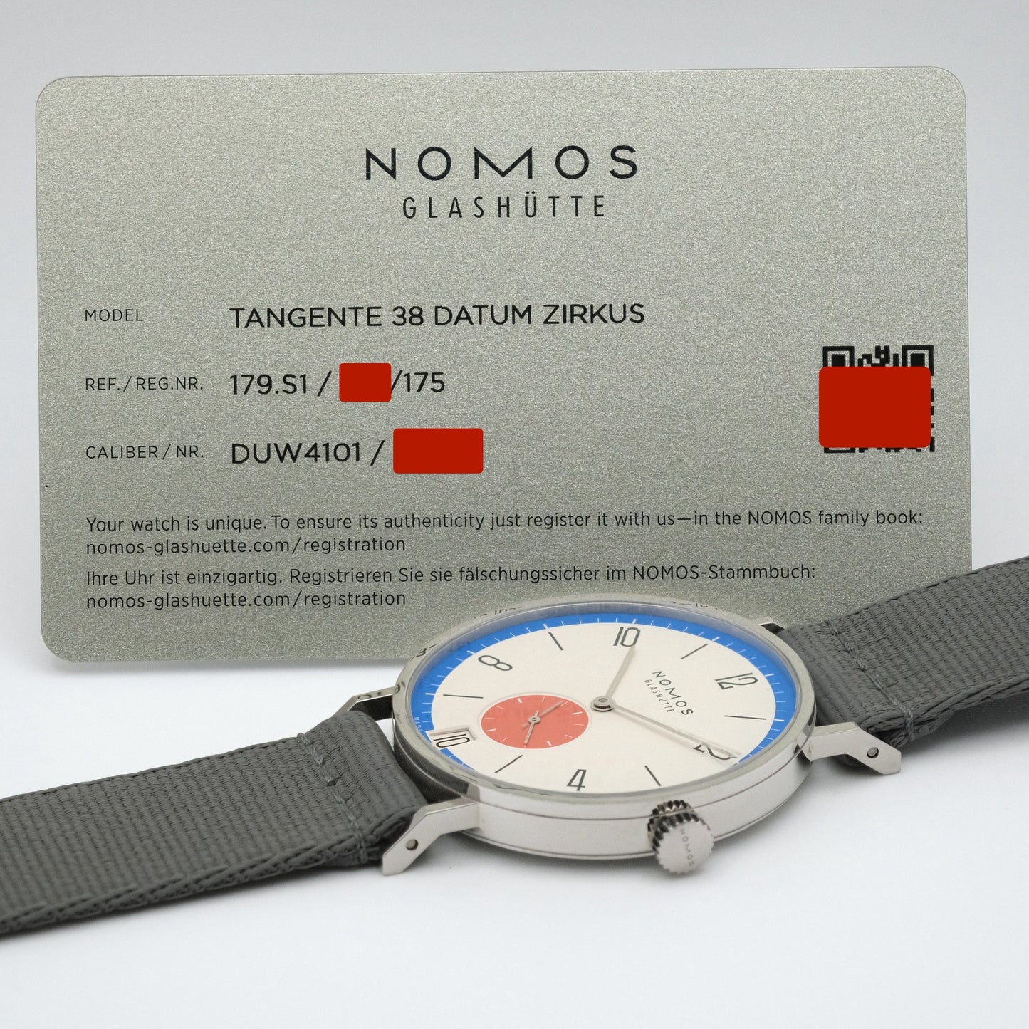 Tangente 38 Datum Zirkus, Ref. 179.S1
