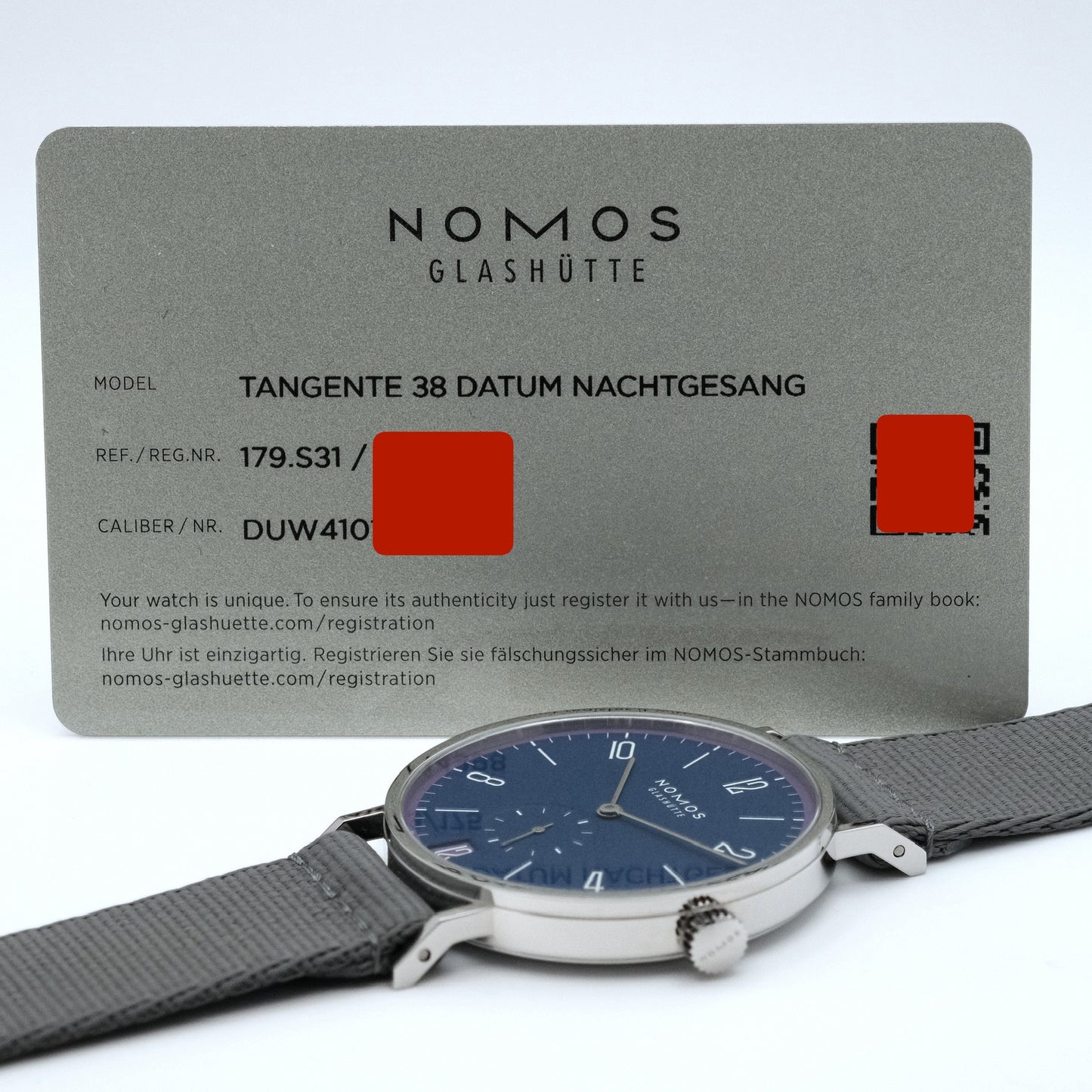 Tangente 38 Datum Nachtgesang, Ref. 179.S31