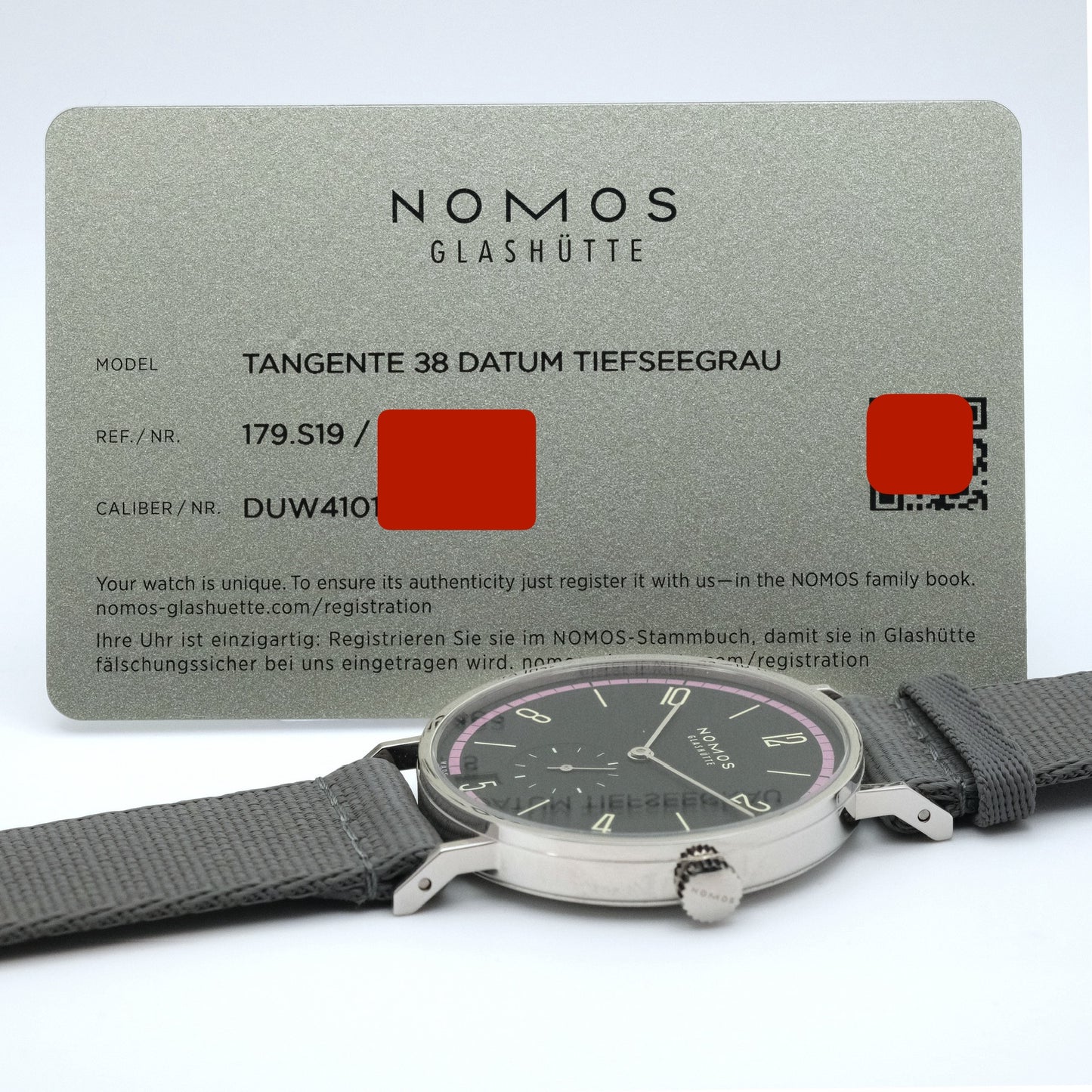 Tangente 38 Datum Tiefseegrau, Ref. 179.S19