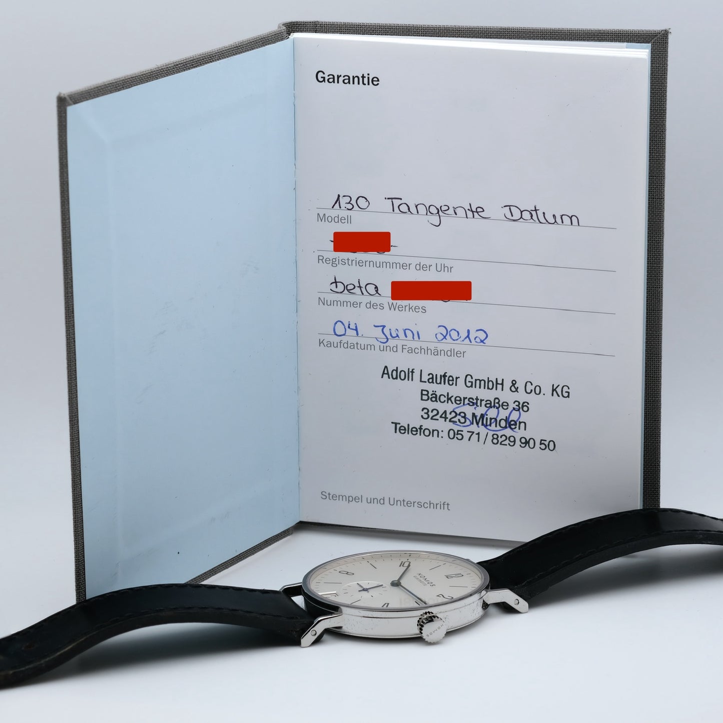 Tangente 38 Datum, Ref. 130